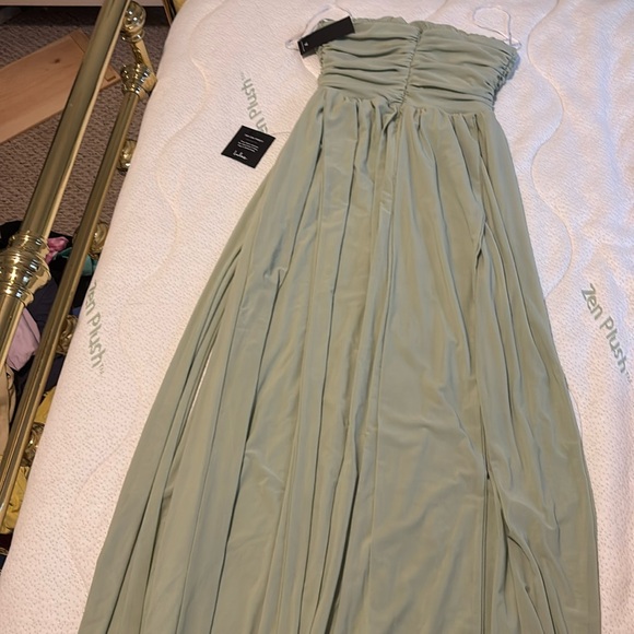 Lulus NWT Strapless Full Length Dress - Picture 7 of 11